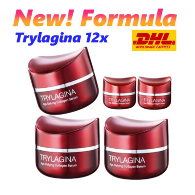 3x +2x TRYLAGINA 12x Ultimate Collagen Serum Anti-Aging Wrinkle Moisturizing