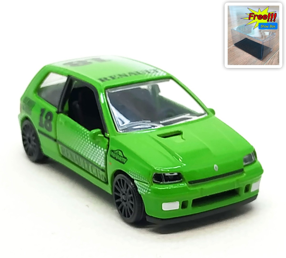 Majorette Renault Clio 16S Castheads Series Green 1:53 3