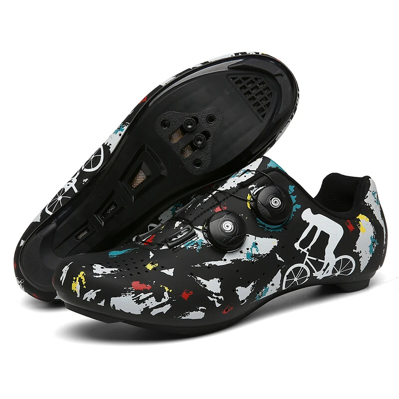 Sneakers Self-locking Road Cycling Speed Racing Flats Shoes