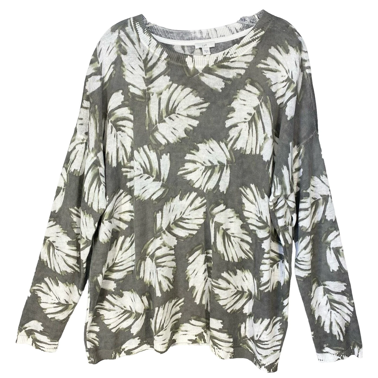 Suéteres Floral De Algodón J. Jill para Mujeres