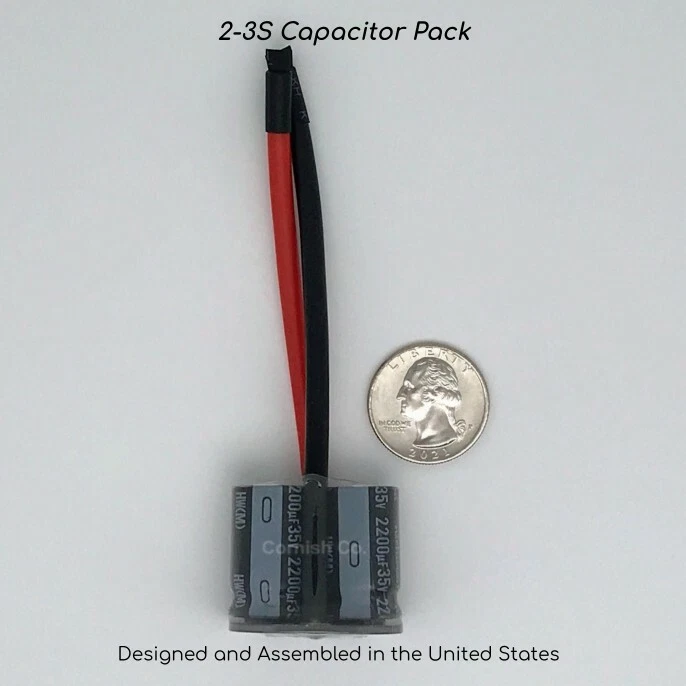 ATOMIC ESC Cap Pack 3-8S / 4,100uF Minimum / 35V / 8S Capable / Made in the USA - Image 4 of 4