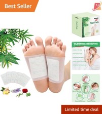 Deep Cleansing Foot Pads - 100 Count Natural Bamboo Vinegar for Home  Travel