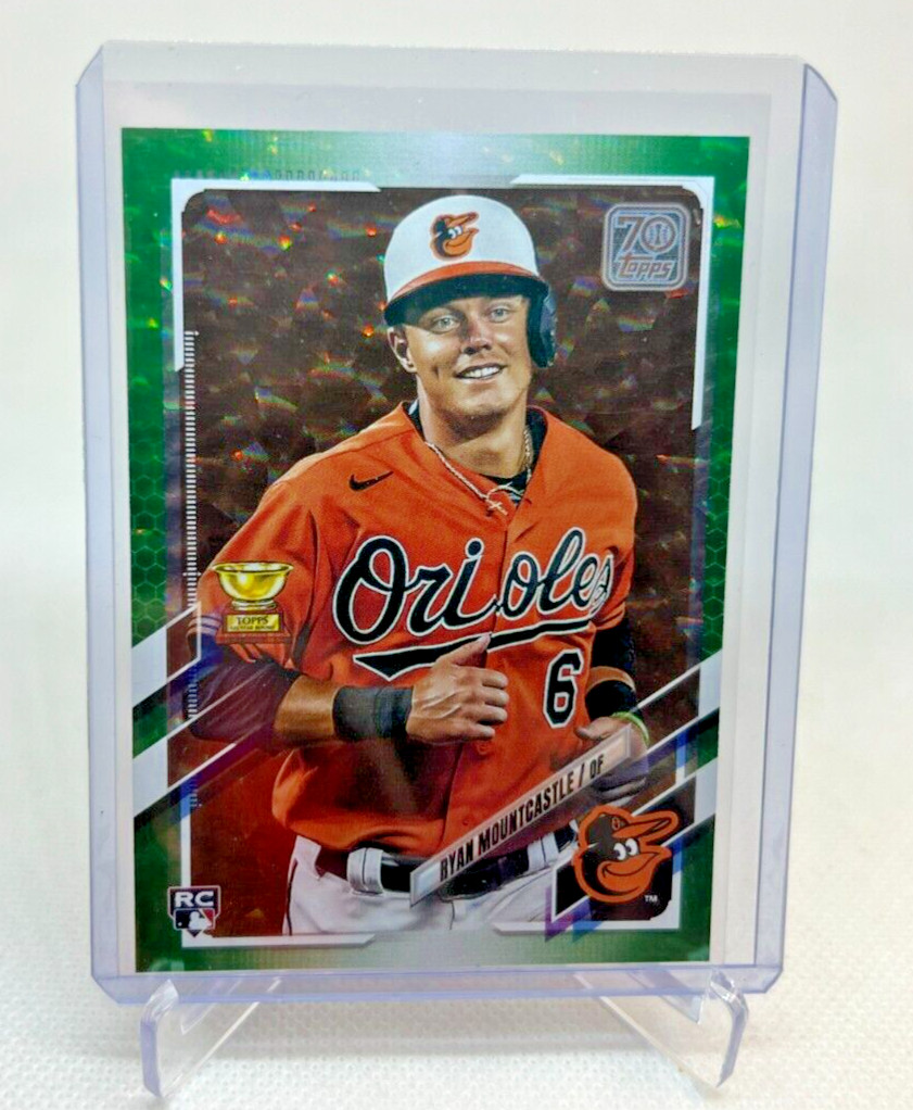 2021 Topps Series 1 RYAN MOUNTCASTLE RC Green Ice Parallel 371/499 #143