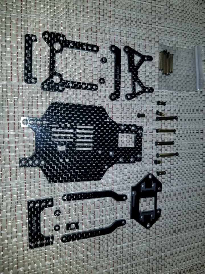 FOR XMODS GEN 1 THE SnJ MAX RIP SHIFT CARBON FIBER CHASSIS WITH HARDWARE - Image 2 of 4