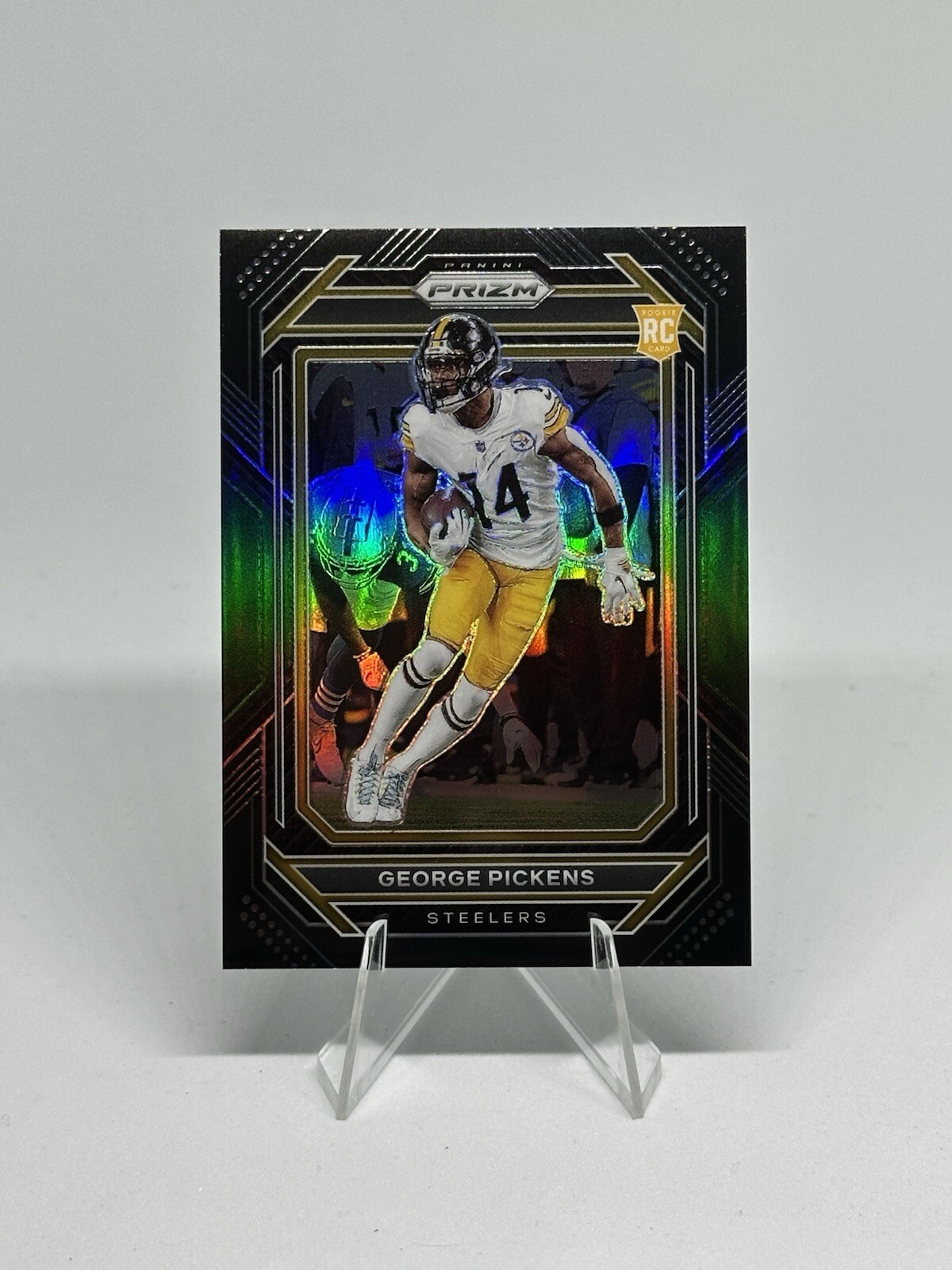 2022 Panini Chronicles Prizm Black - George Pickens Green SP /49 RC #PB-20