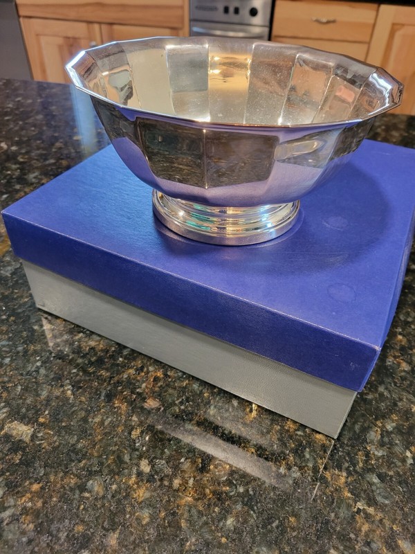 Gorham Heritage EP YH1 Silver Plated Fluted Serving Bowl