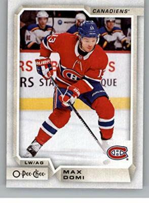2018-19 O-Pee-Chee Update  #609 Max Domi - Montreal Canadiens