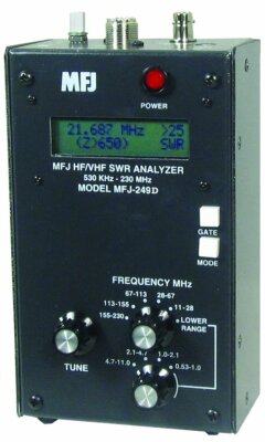 MFJ-249D, SWR ANALYZER, .530-230 MHz, W/O METER | eBay