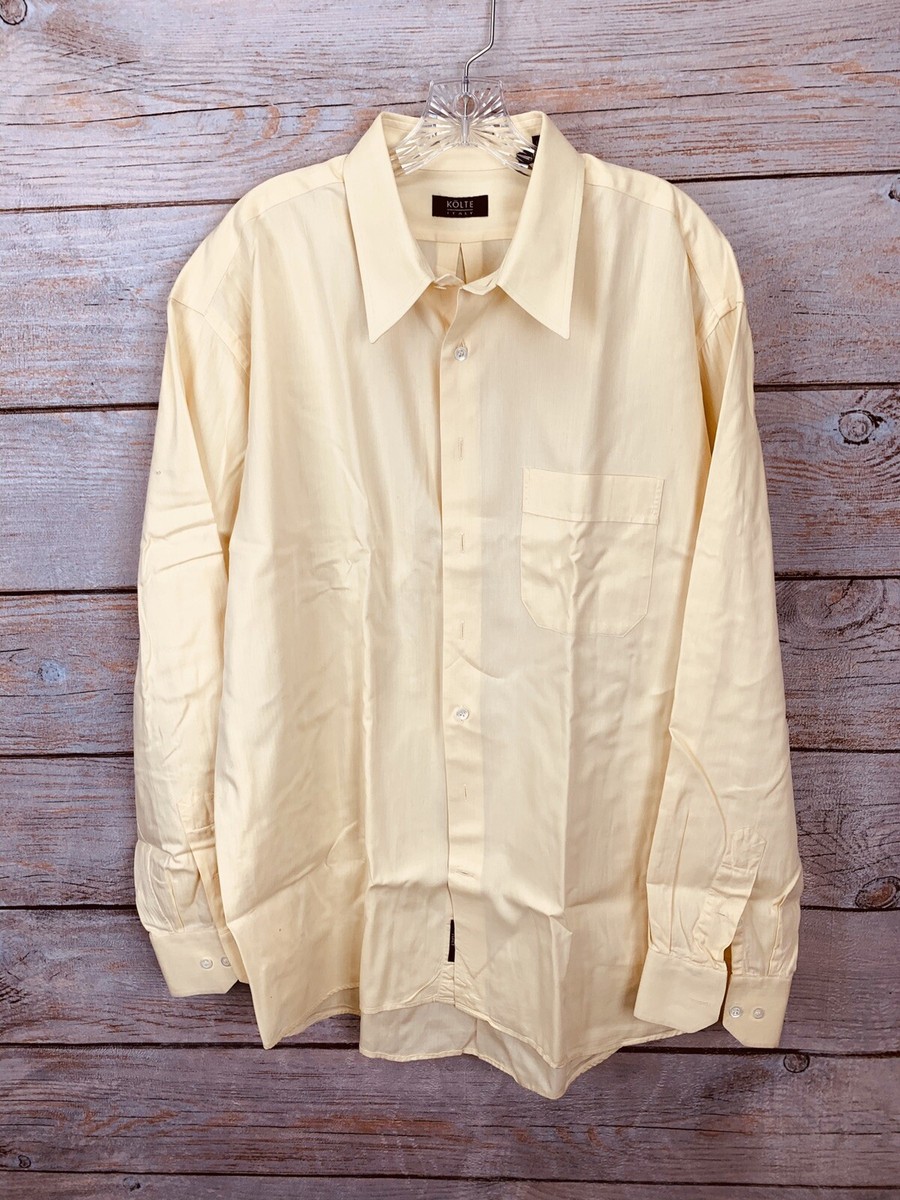 mens beige dress shirts Linen Button-up Shirt KAI Beige for Men main image 0
