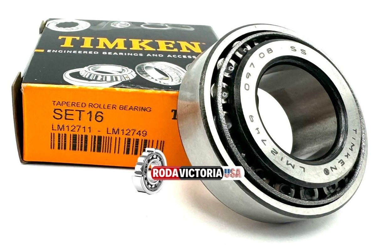 TIMKEN LM12749/LM12711 TAPERED ROLLER BEARING, Set16 Bore 13/16