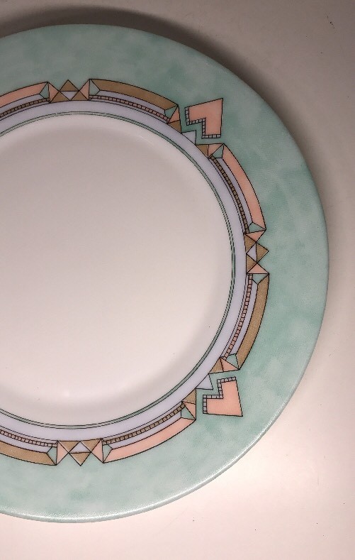 Lot31 De 6 Petites Assiettes Plates Vintage Mint Arcopal