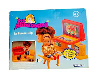 Jeu Vintage Les Alibabettes – Le Bureau Clip – 1987 – Bon état
