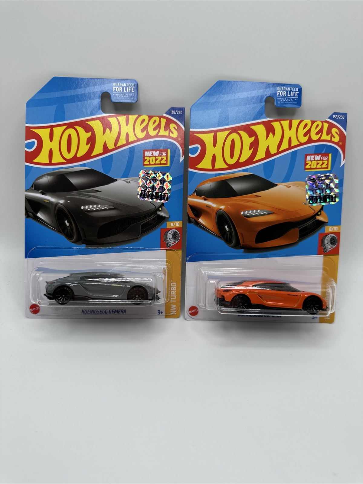Hot Wheels Koenigsegg Gemera Lot Of 2 From 2022 Factory Set