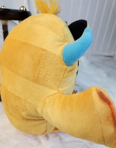 Kohls Cares Yellow Monster Don't Play with Your Food Stuffed Plush ADORABLE ! - Picture 6 of 9