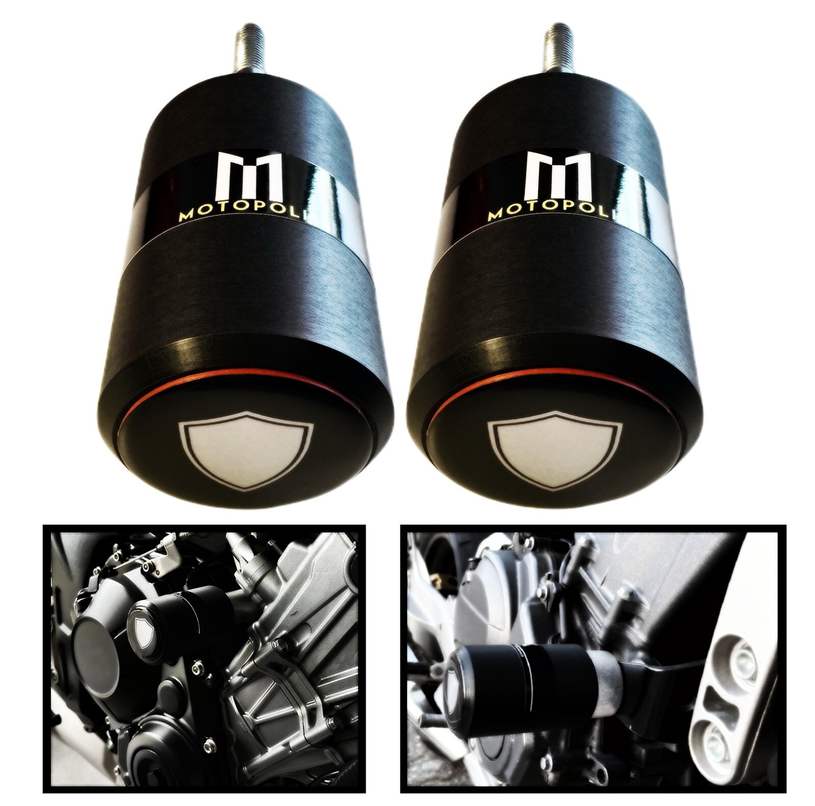 YAMAHA FZ6 FZ 6 FAZER 2004 - 2010 - CRASH PADS PROTECTEURS CURSEURS SLIDERS