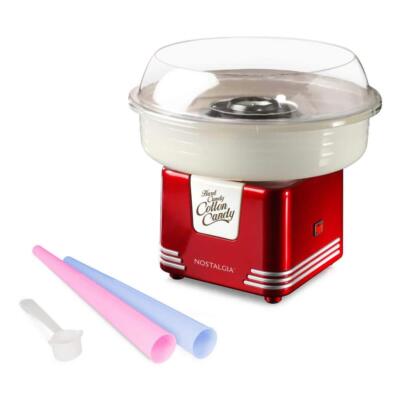 Nostalgia Hard Candy Cotton Candy Maker Reusable Cone Sugar Scoop ...
