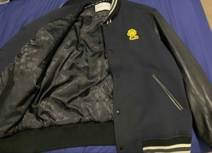Coach X Peanuts Snoopy Varsity Jacket S | eBay