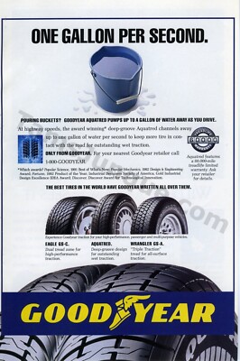 1993 Goodyear Tires Rubber Company Great Old Vintage PRINT AD Wall Decor (3871)