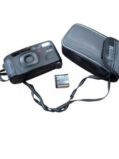 Vtg Ricoh AF Multi Q-80Z 35mm Film f 38-80mm Macro Camera Black TESTED  Working