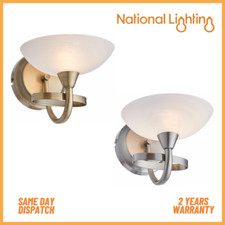 Indoor LED Wall Uplighter Dimmable Chrome Brass Sconce Wall Fitting for Lighting