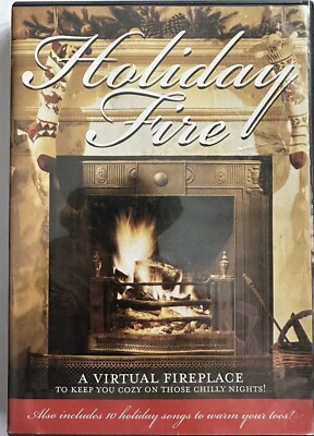 Holiday Fire (DVD) A Virtual Fireplace To Keep You Warm On Those Chilly Nights