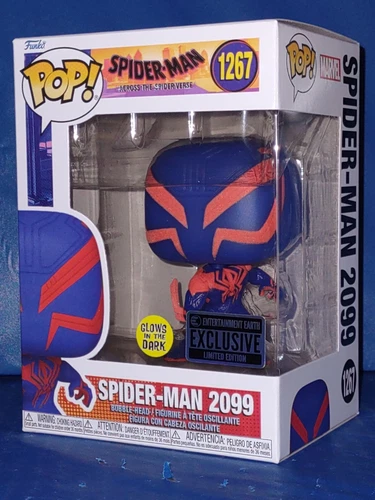 Across the Spider-Verse Spider-Man 2099 Glow-in-the-Dark Funko Pop Vinyl Figure