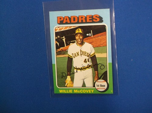 1975 Topps Baseball # 450 Willie McCovey " mini " NMT+ - Picture 2 of 3