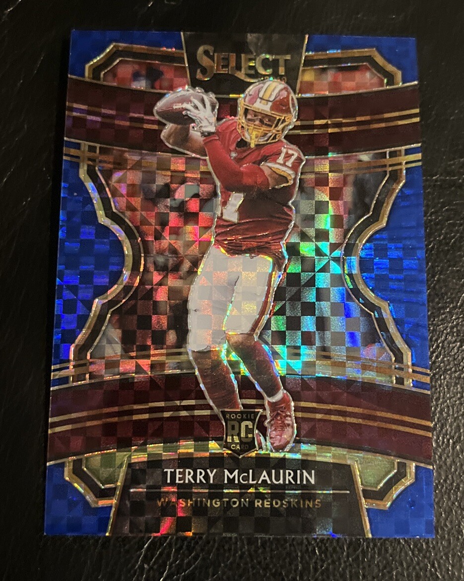2019 Panini Select Terry McLaurin Blue Prizm RC /175 Concourse Commanders