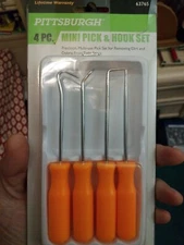 Pittsburgh Mini Pick and Hook Set 4 Piece Home Crafts Shop Auto Tools NEW