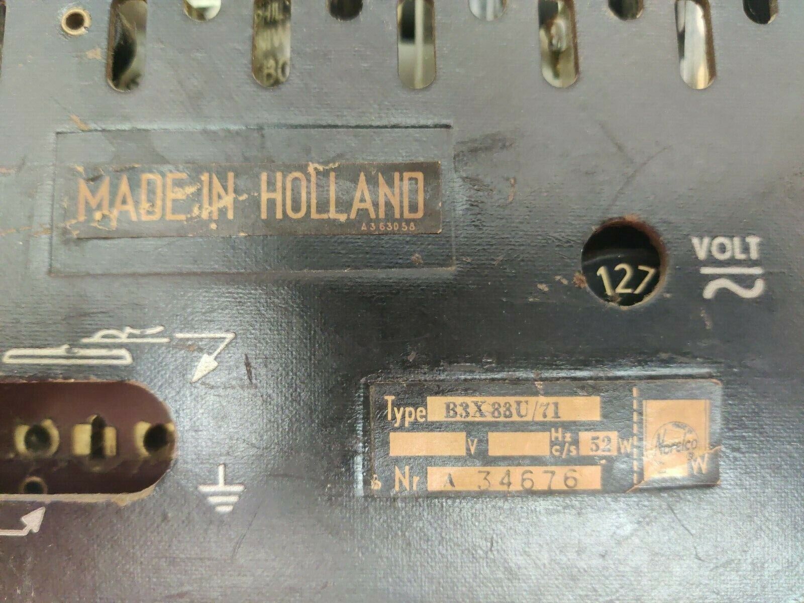 Figure-8 belt in Philips EL3549/3534 - UK Vintage Radio Repair and