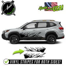 Mud Splash Side Stripes Decal Fits Subaru Forester 2017 Up Base Wilderness