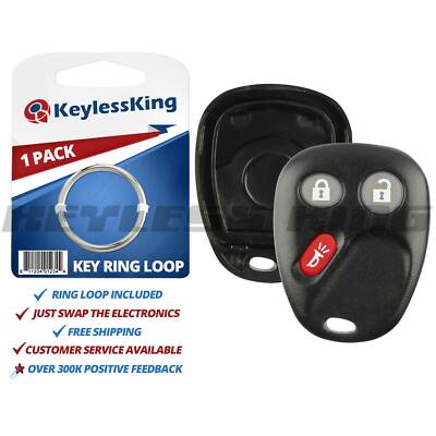 New Replacement Keyless Entry Remote Car Key Fob Shell Case & Pad Fix for LHJ011