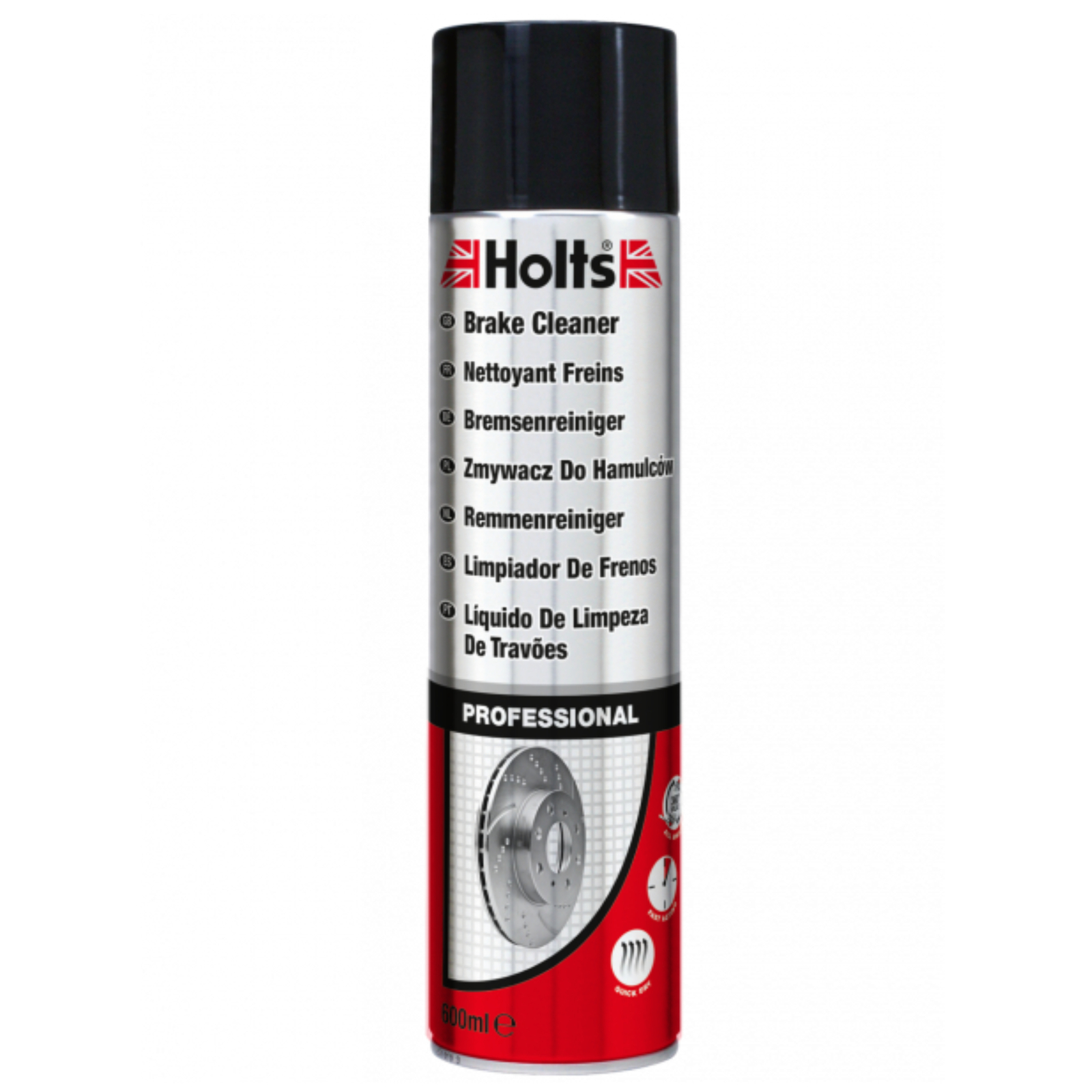 12 x Holts Professional Brake Clutch Parts Cleaner Grime Degreaser