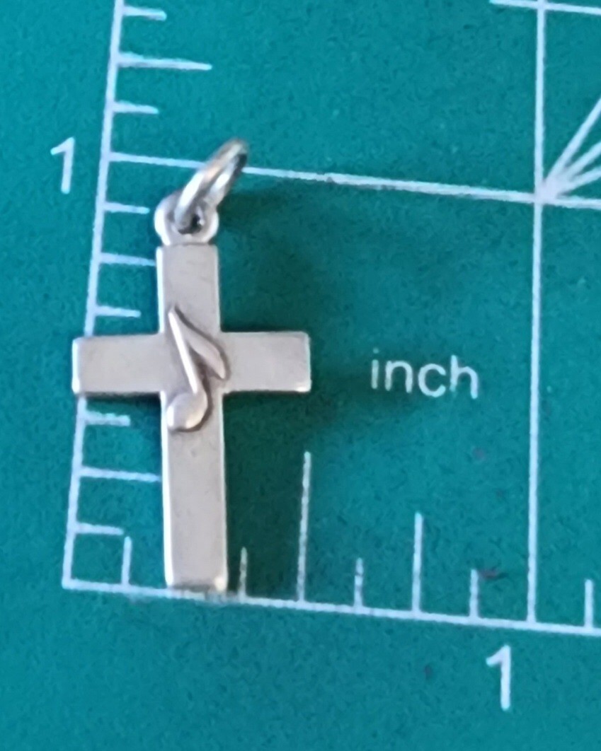 Rare James Avery Music Note Center Cross Pendant Neat… Gem