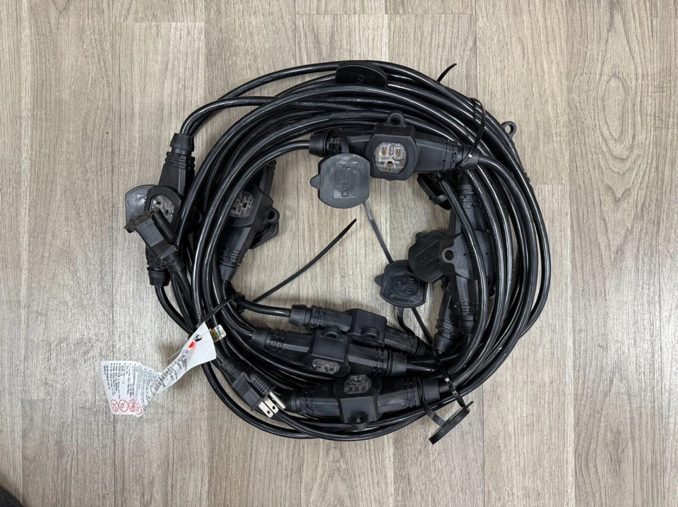 Extension Cord with Multiple Outlets – 50 Ft Heavy Duty 9 Outlet - Image 2 of 3