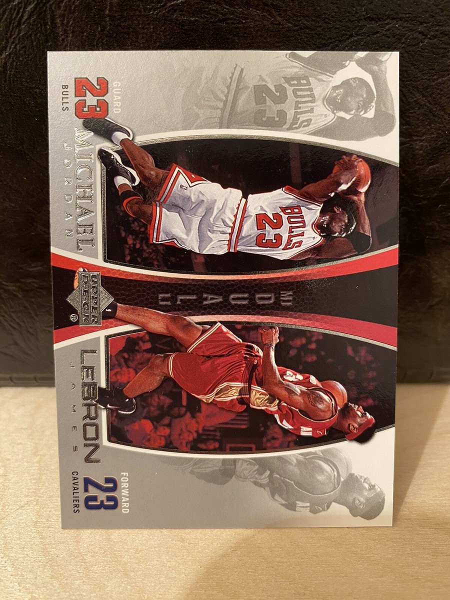 MICHAEL JORDAN/LEBRON JAMES GOATS 2005-06 Upper Deck Dual Card