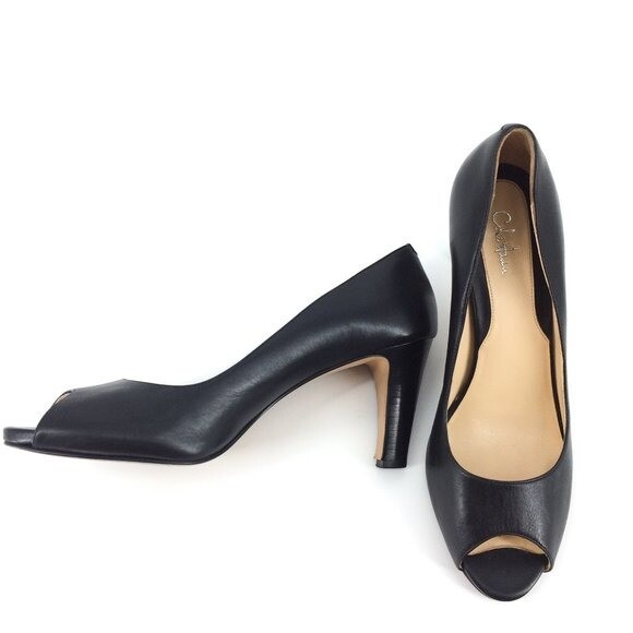 COLE HAAN Margot Ot Peep Toe Pumps