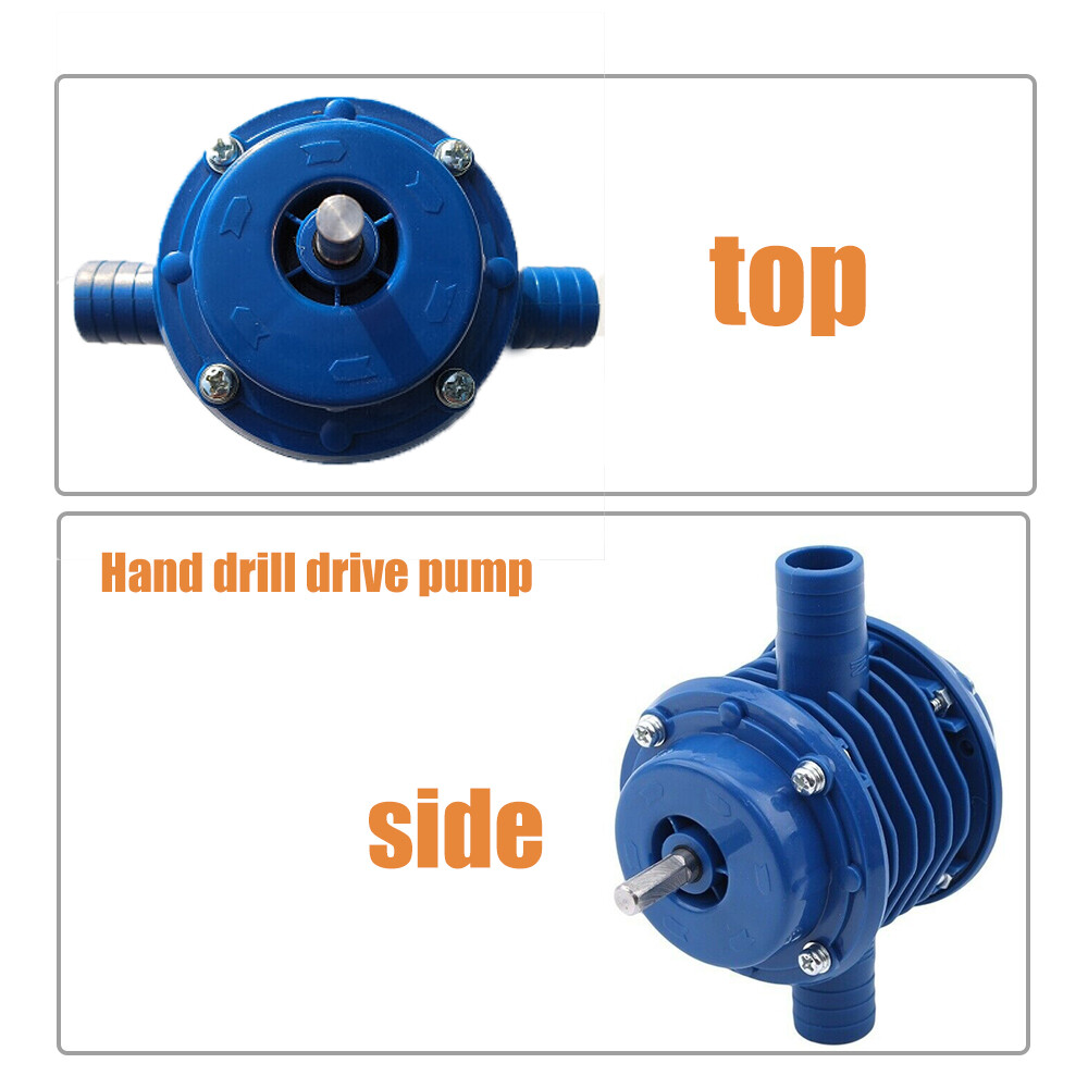 Electric Drill Powered Water Pump SelfPriming Hand Heavy Duty Home Garden eBay
