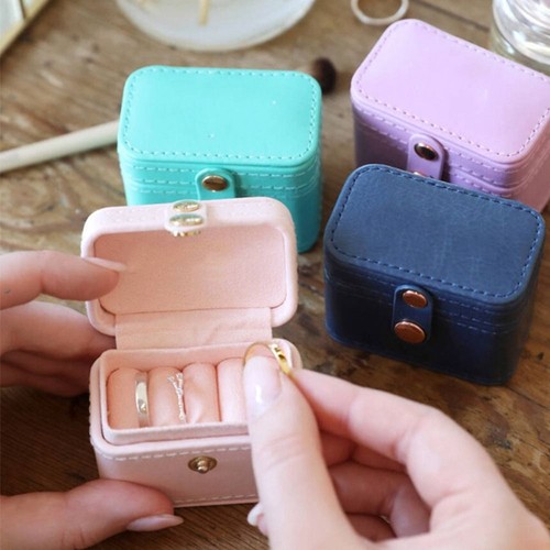Velvet Earrings Jewelry Storage Ring Box Jewelry Organizer Jewelry Display Case - Picture 8 of 12