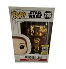 Funko Pop! Vinyl Princess Leia #295 Star Wars Gold 2019 Galactic Convention