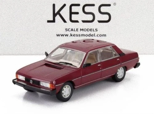 Kess KE43064002 Peugeot 604 GTi V6 1983 dark red 1/43 - Photo 1/1