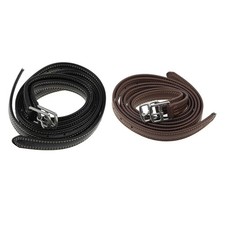 2 Pieces English Stirrup Leathers with Stainless Steel Buckles, Soft Supplies