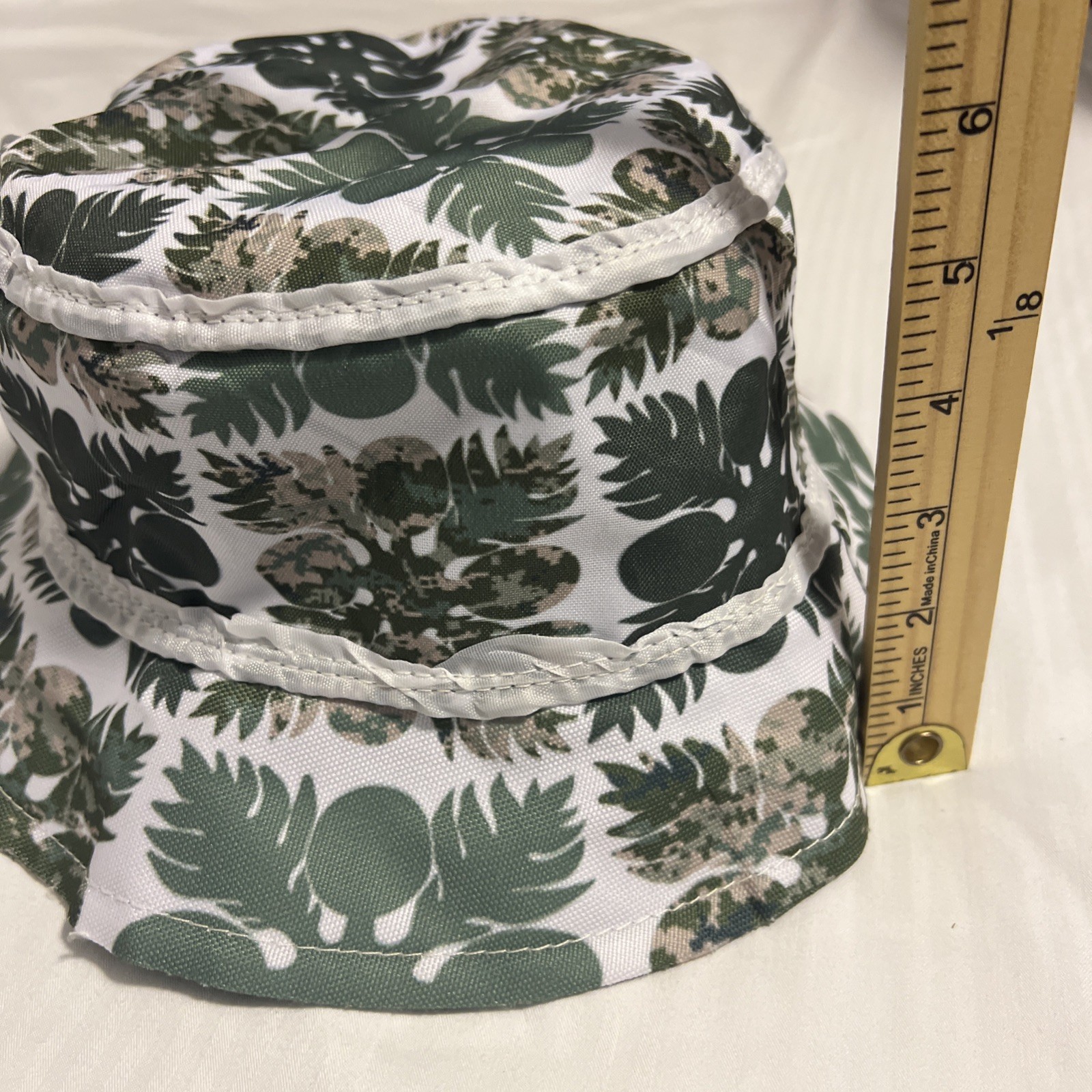 Hawaiian Bucket Hat Quilt Pattern Reversible Gree… - image 11