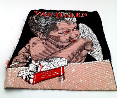 VAN HALEN '1984'   RARE ORIGINAL 1980'S VINTAGE UNUSED CLOTH PATCH/BADGE