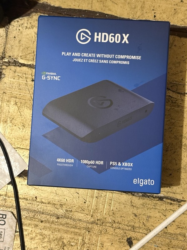 Elgato HD60 X Video Capture Card 4K60 HDR Passthrough HDMI USB-C