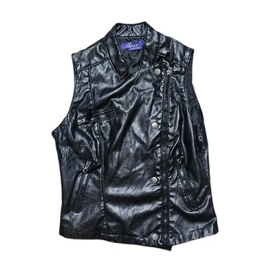 Miley Cyrus Faux Leather Vest Size S/P - Image 1 of 4