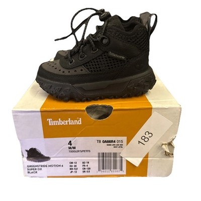 Timberland Toddler GreenStride Motion 6 Super OX Black, Size 4 M/M TB0A66R4 015