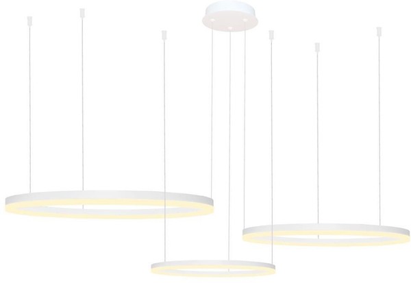 3X180W/Led 13140Lm IP20 HäNgelampen, 3000K|6000K, Weiß, Modern, Neu-image