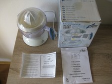 elektrische Zitruspresse Saftpresse 0,75L rechts/links Fruchtfleischsieb Deckel