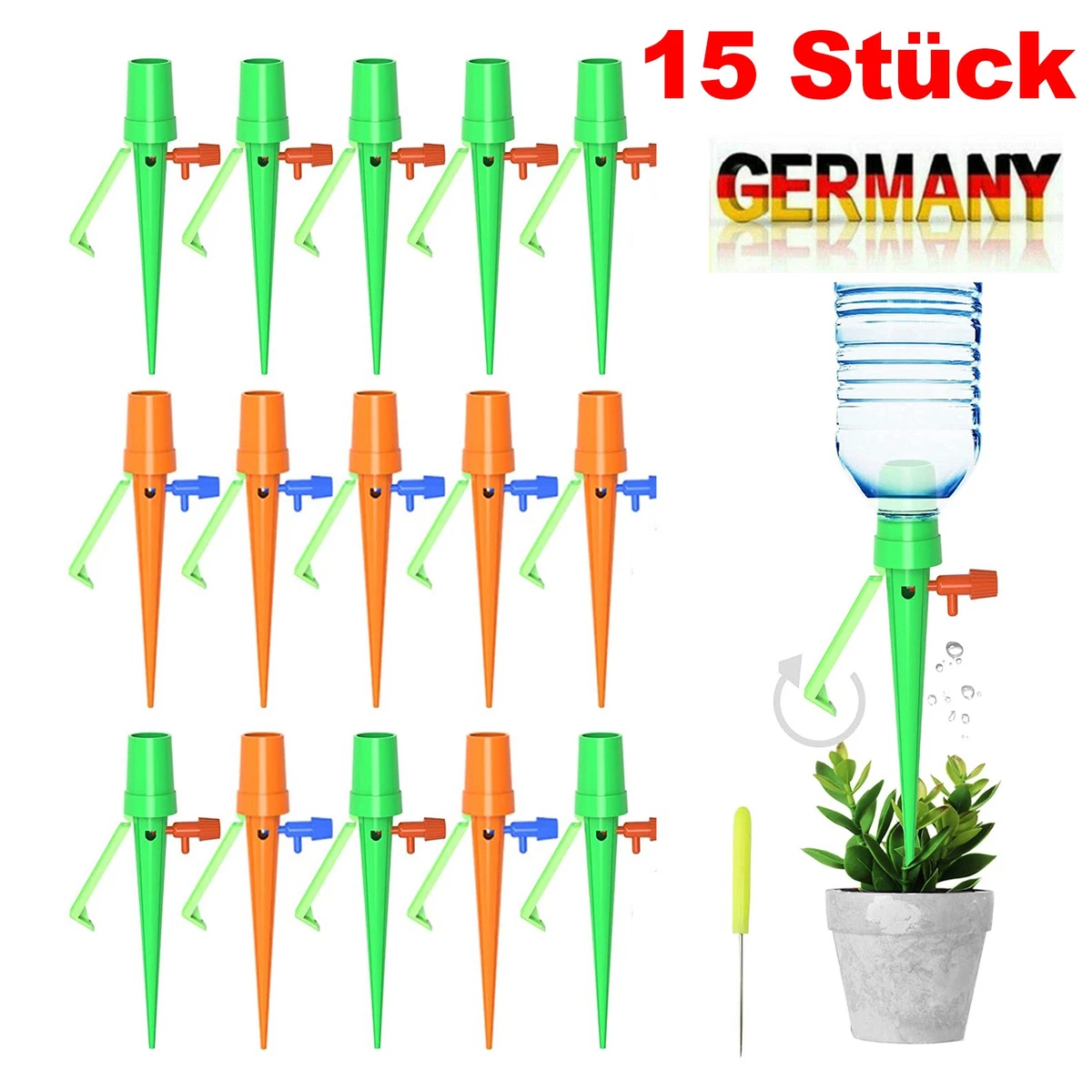 12/24x Automatische Bewsserungssets Fr Topfpflanzen  Wasserspender Im Set